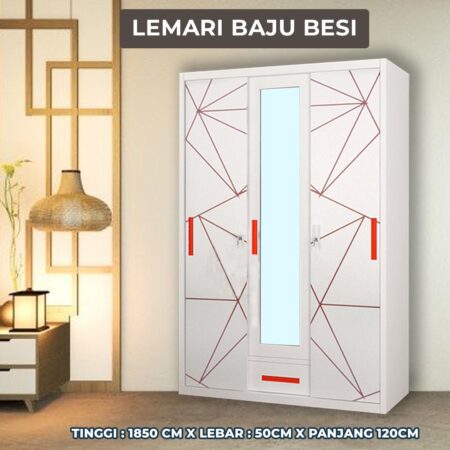 Lemari Baju Besi